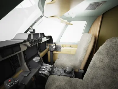Aircraft Cockpit 3D model