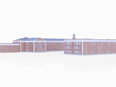 Central State Asylum Milledgeville 3D model