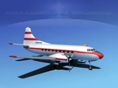 Martin 202 Aerojet General 3D model