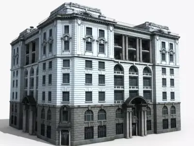 European Building 3D model