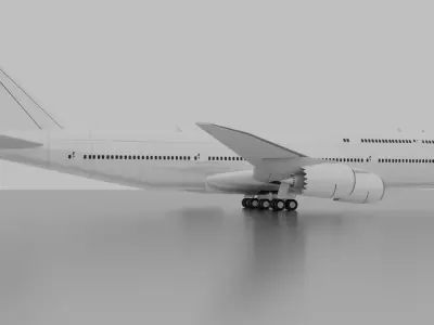 Boeing 747-8i Intercontinental  3D model