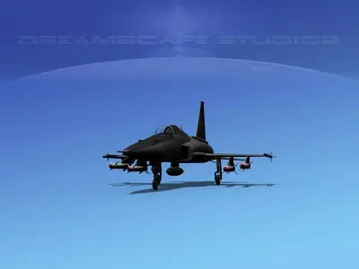 Northrop F-20 Tigershark V01 3D model