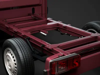 RAM Sprinter Chassis Single Cab L1 FWD 2020 3D model