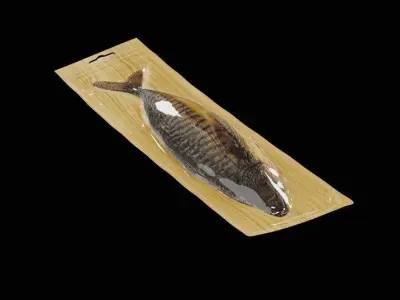Mackerel Smoked 3D model