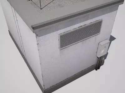 Electricity Transformation Station 3D model