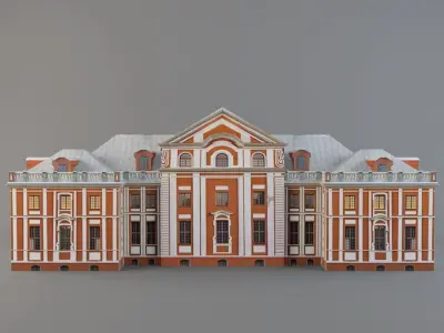 Kikin Chamber Low-poly 3D model
