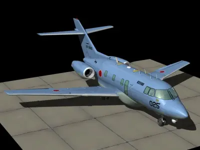 Japan Air Self-Defense Force U-125A Rescue Search Aircraft 3D model