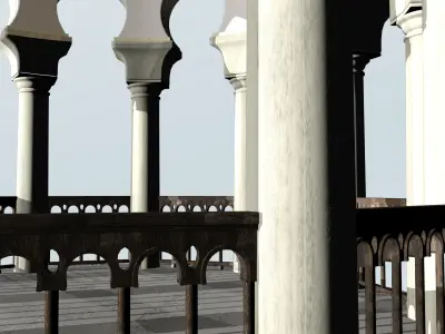 monument gazebo 3D model