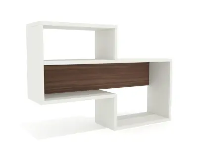 Floating Wall Shelf Unit Free 3D model