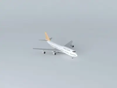 Airplane in Guarulhos Airport 3D model