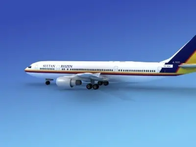 Airbus A300 Sultan Reizen 3D model