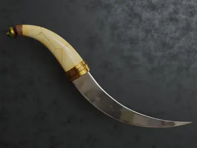 Arabian Dagger 3D model