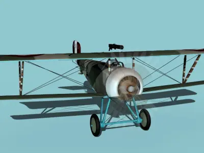 Nieuport 11 VHP V05 3D model