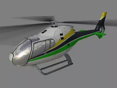 Colibri V3 Helicopter Low-poly 3D model