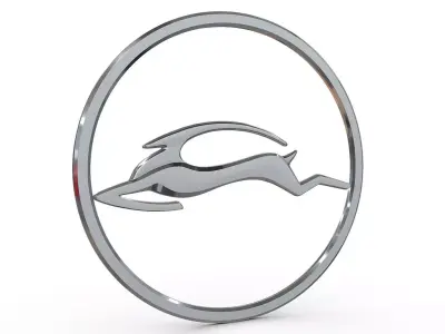 Impala logo 3D model