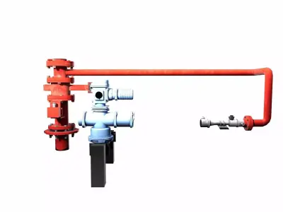 HVLR Pipe Low-poly 3D model