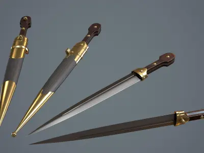 Dagger of the Mountain Brigades 3D model