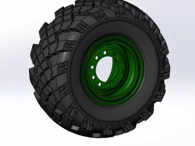 Tire Ural  3D print model