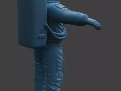 Realistic Astronaut Space Suit 3D Model 3D model
