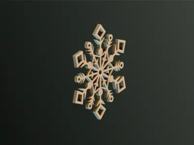 Snowflakes Classic-Birth-DC Free 3D print model