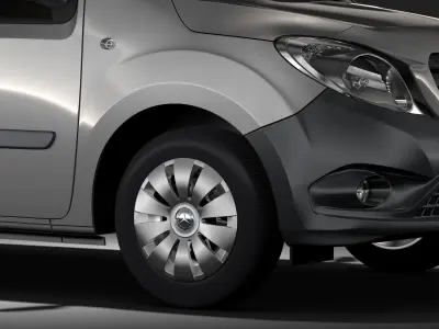 Mercedes Benz Citan Van L2 2017 3D model