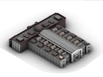 Egyptian Museum 3D Model 3D model