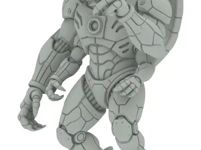 Cyber Alien Machine Robot 3D print model