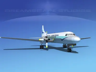 Convair CV-580 North Central 3D model
