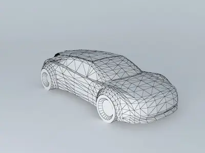 Car NEG NB Shooting brake template Free 3D model