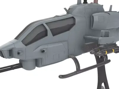 Bell AH-1 SuperCobra 3D print model