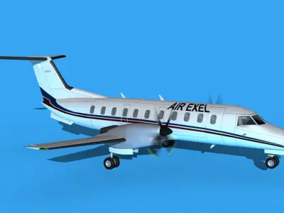 Embraer EMB120 Air Excel 3D model