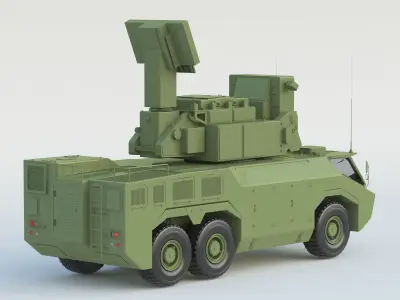 HQ-17 Surface-to-air Missile 3D model