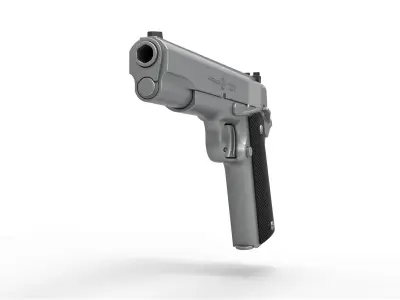 Pistol AMT Hardballer 3D model