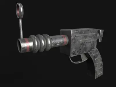 sci fi ray gun Free low-poly 3D model
