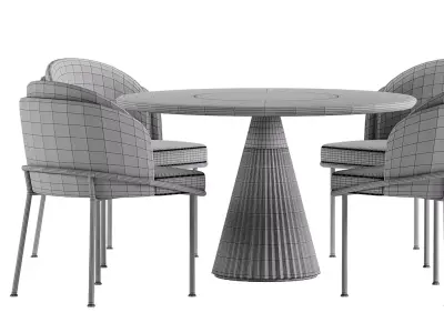 Dining set 145 3D model