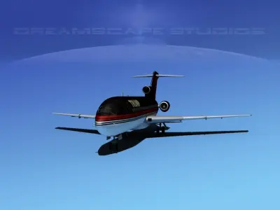 Boeing 727-100 Trump 3D model