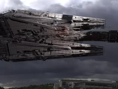 Dreadnaught Ship Wreck 18  3D model