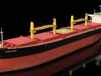 Bulk Carrier Ship Thor Madoc 3D model