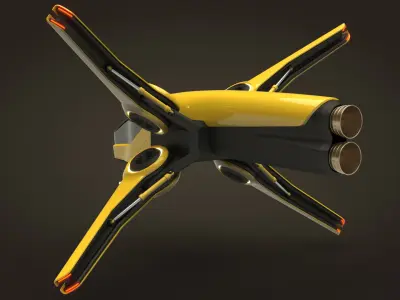 Spaceship Rigil Kentaurus 3D model