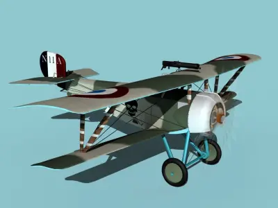 Nieuport 11 VHP V03 3D model