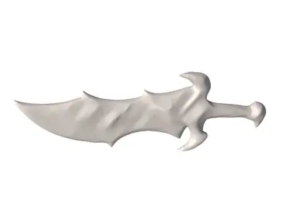 sword cartoon 3D model