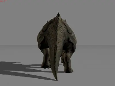 Tricera Dinosaurs Animal Low-poly 3D model