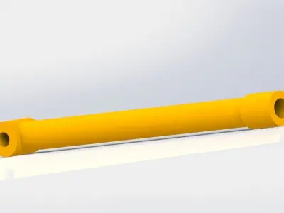 cylinder pipe 3D model