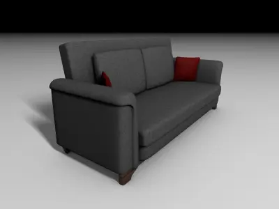 Basic couch Free 3D model