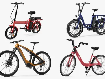 Electric Bikes Collection 2 3D model