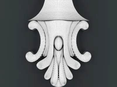 Decor Set ornate wooden design Free 3D print model