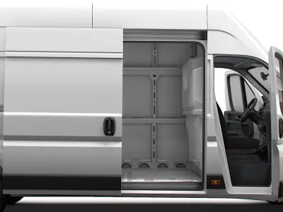 Opel Movano Van L4H3 HQ Interior 2023 3D model