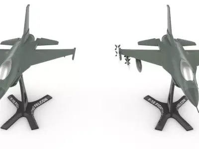 F-16 Fighting Falcon 3D print model