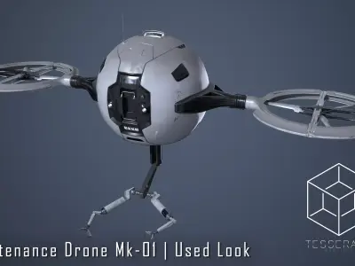 Maintenance Drone Mk1 Used Look 3D model