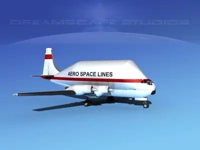 Aero Spacelines Super Guppy V01 3D model